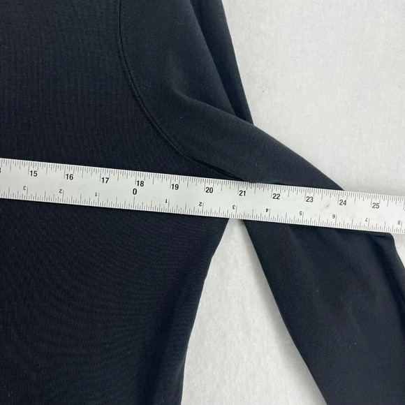 Pendleton T-Shirt Women's Sz M Black Plain Classic Turtleneck Pullover - Picture 3 of 11